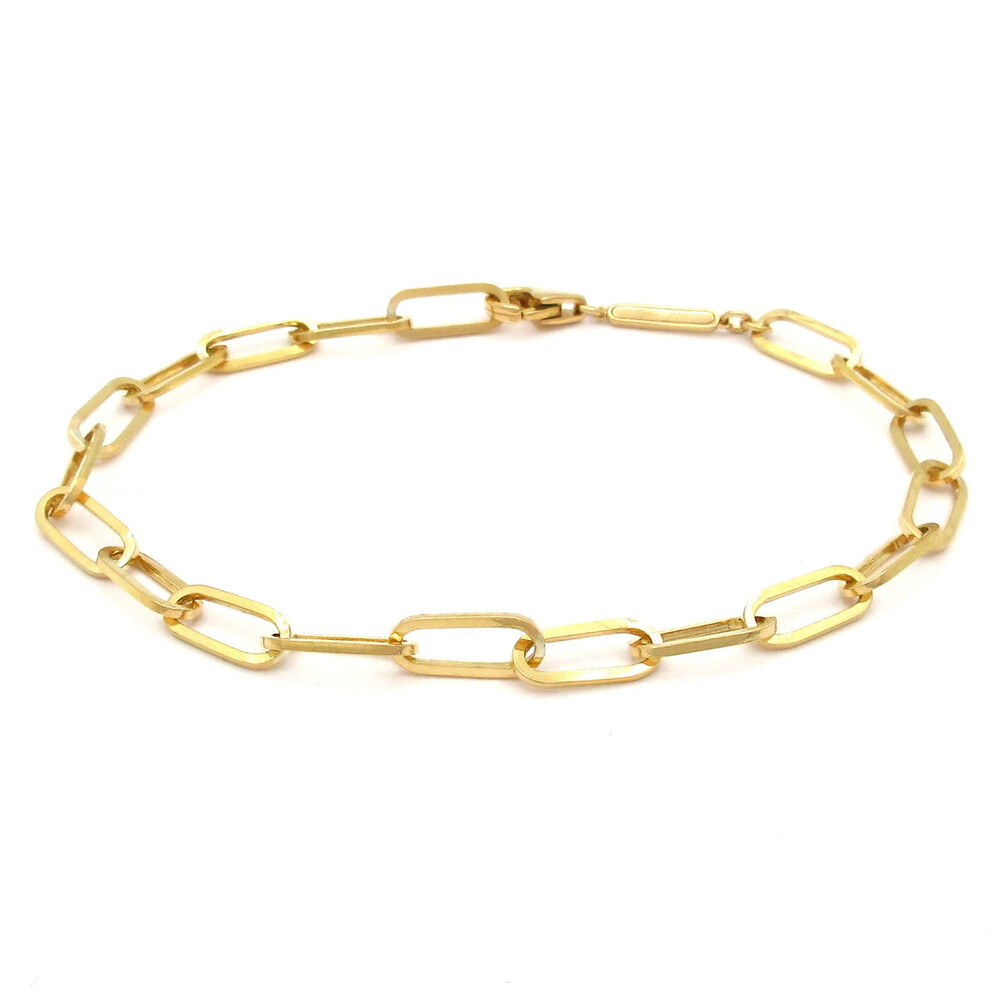 Star Jewelry Link Chain Bracelet 18K #373152S12B